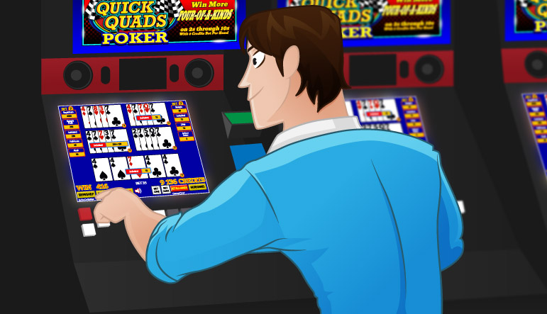 Quick Quads Video Poker Player