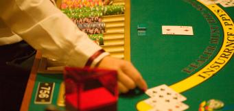 Blackjack table