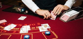 Blackjack table