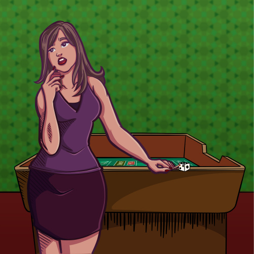 casino girl