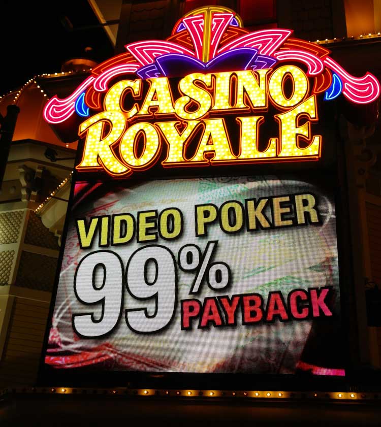 Video poker payback