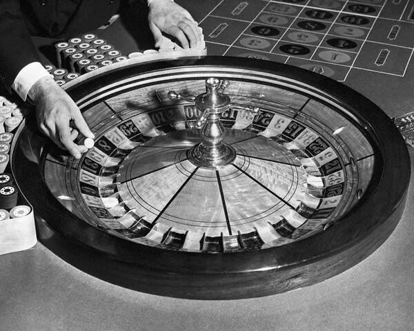 vintage roulette wheel