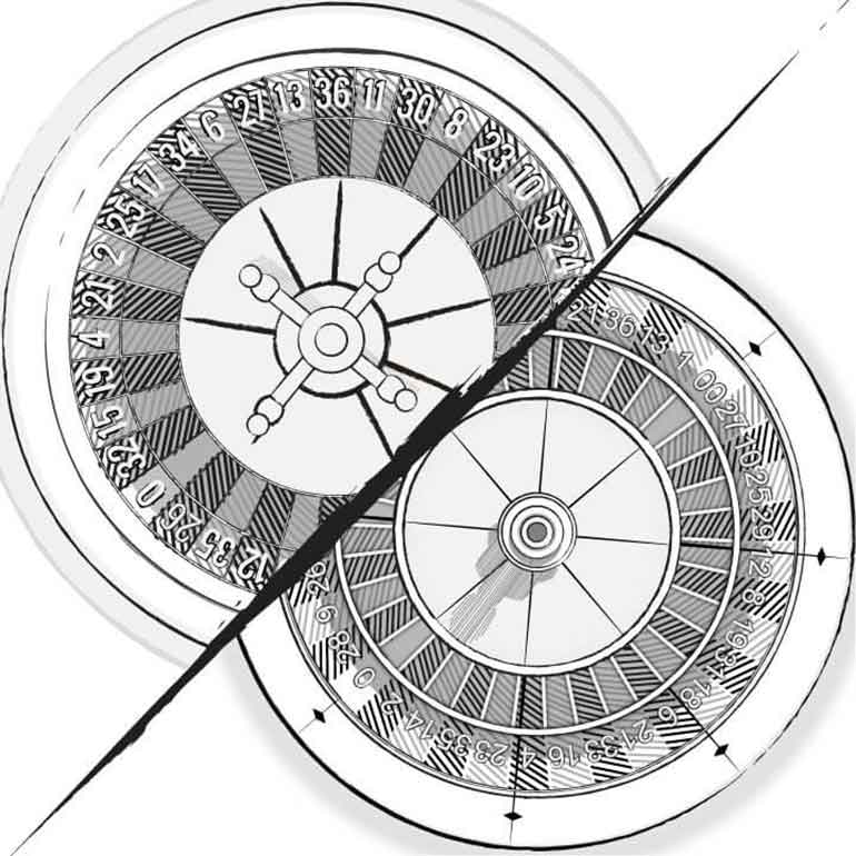 Roulette Wheels: American & European