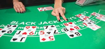 blackjack table