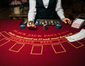 Blackjack table