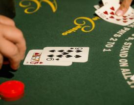 Blackjack table