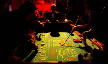 Craps table